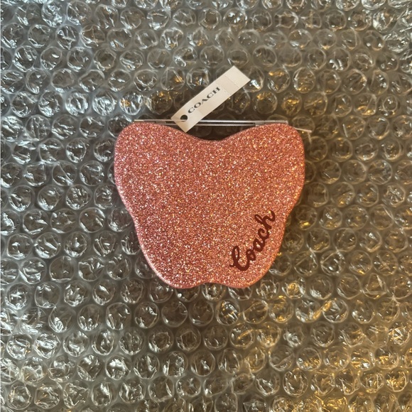 ❌SOLD❌ Coach Pink Butterfly Compact Mirror - Picture 2 of 3